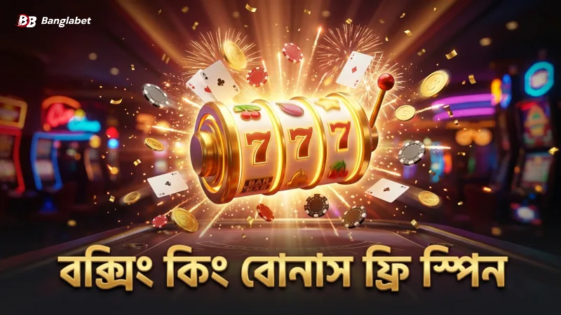 বক্সিং কিং এর বোনাস ও ফ্রি স্পিন মোবাইল থেকে সহজে পাওয়া যায়