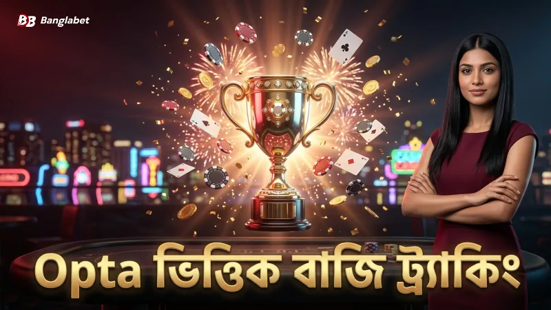 Opta স্পোর্টস ডেটার ভিত্তিতে রিয়েল-টাইম বাজি ট্র্যাকিং নিশ্চিত।