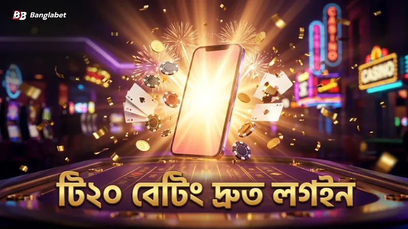 টি২০ বেটিংয়ে দ্রুত লগইন ও প্লেসমেন্টের বাস্তব সময়।