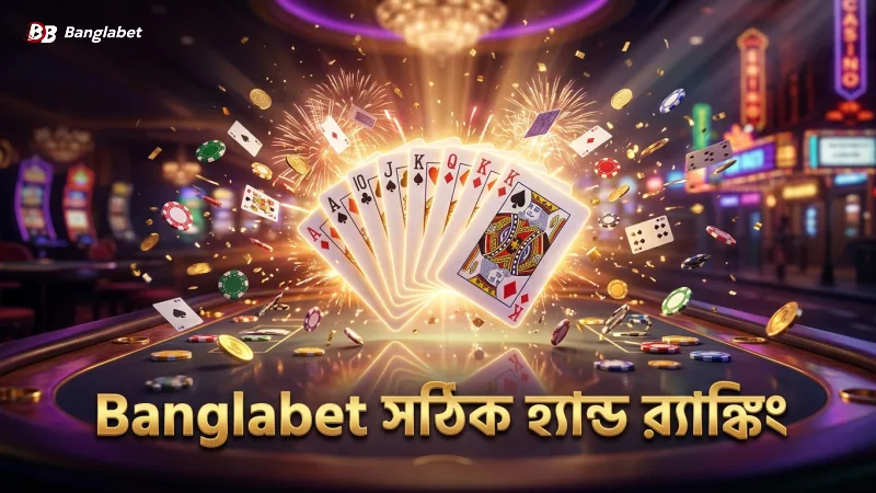 সঠিক হ্যান্ড র্যাঙ্ক বুঝে দ্রুত খেলায় সঠিক সিদ্ধান্ত নিন Banglabet এর সাথে